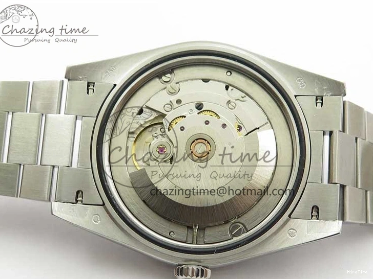 MiroTime 0307 Neat Day-Date 40mm 228239 BP New Dial Version 904 SS RG Stick Markers Dial on SS President Bracelet A 2819